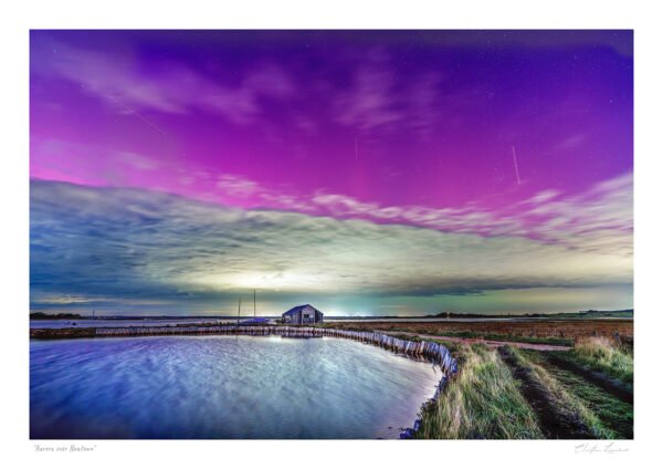 Aurora Over Newtown – Isle of Wight Night Sky Print