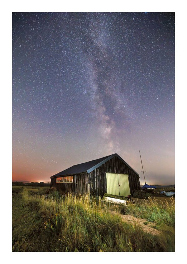 Newtown Creek Milky Way Print: Isle of Wight Night Sky Art