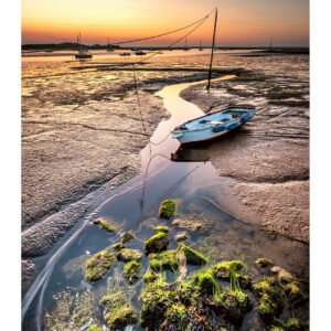 Sunset Low Tide – Newtown Harbour, Isle of Wight Fine Art Print