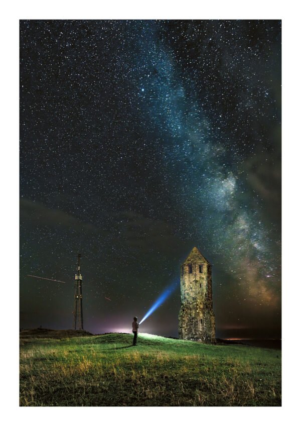 Searching for the Stars: Isle of Wight Pepperpot Milky Way Print