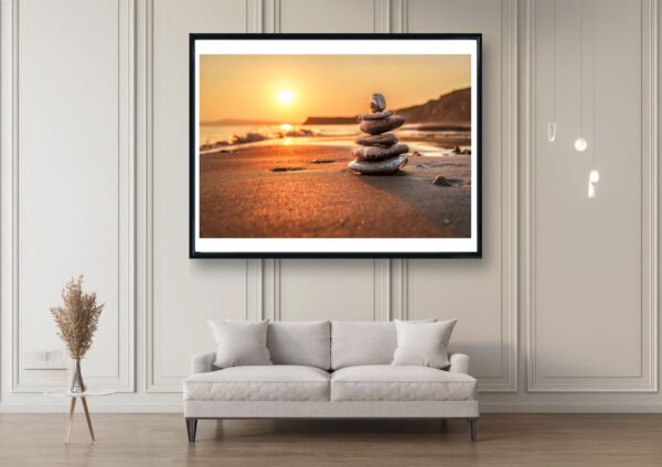 Compton Bay Fine Art Sunset Print – Isle of Wight