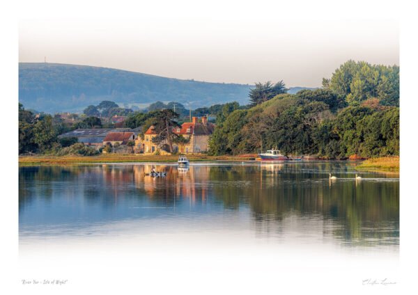 River Yar Morning Calm – Isle of Wight Landscape Print