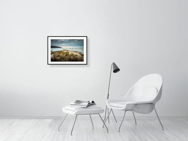 peaceful beach print