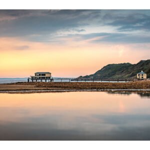 Sunset Reflections at Totland Bay – Isle of Wight Print