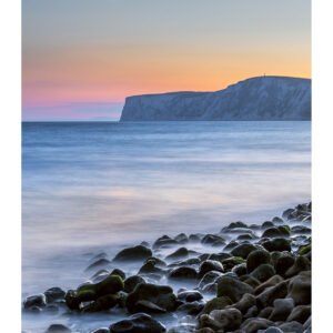 Tennyson Down at Moon‑set – Compton Bay Fine Art