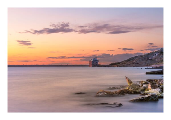 Colwell Bay Sunset to Fort Albert – Isle of Wight Print