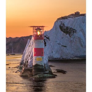 Isle of Wight lighthouse framed print