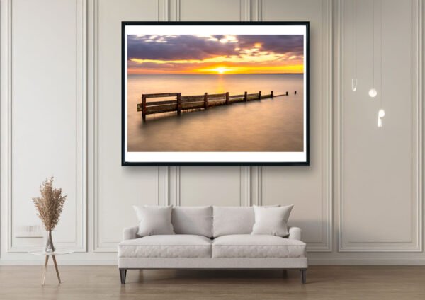 Isle of Wight sunset print