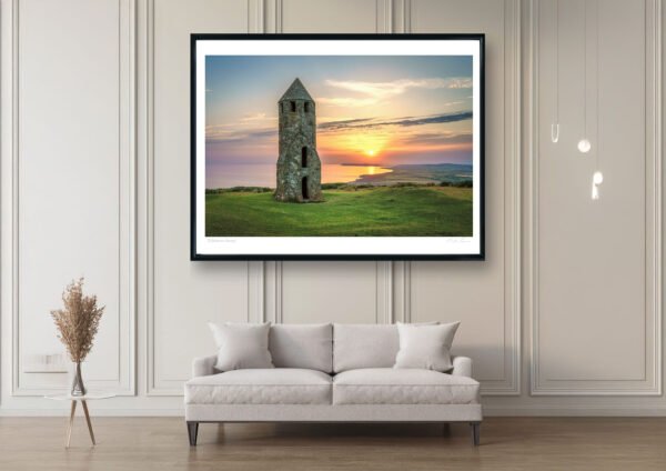 st catherine’s lighthouse morning print
