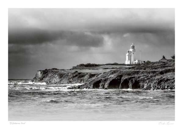 Storm over St Catherine’s Lighthouse – Fine Art Print