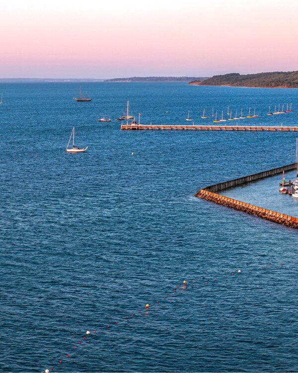 Panoramic Isle of Wight Prints - Yarmouth Harbour